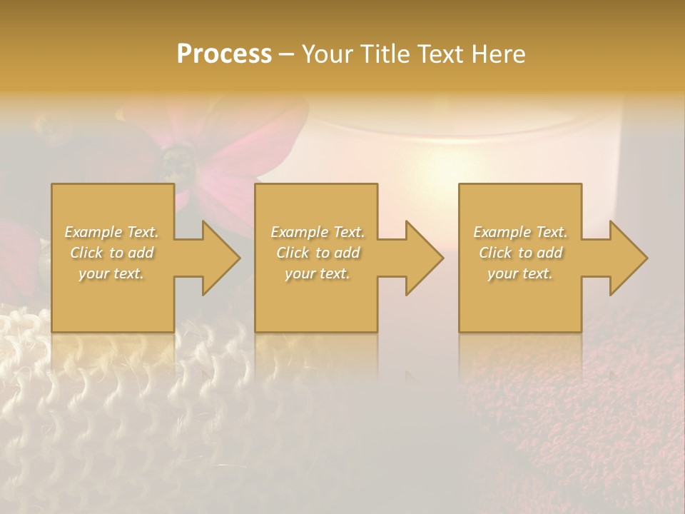 Deep Candle Sponge PowerPoint Template