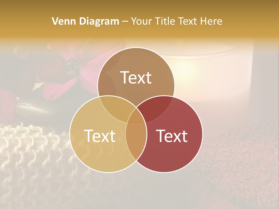Deep Candle Sponge PowerPoint Template
