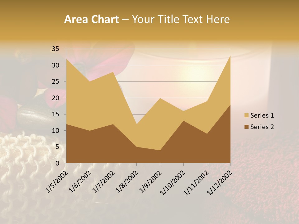 Deep Candle Sponge PowerPoint Template