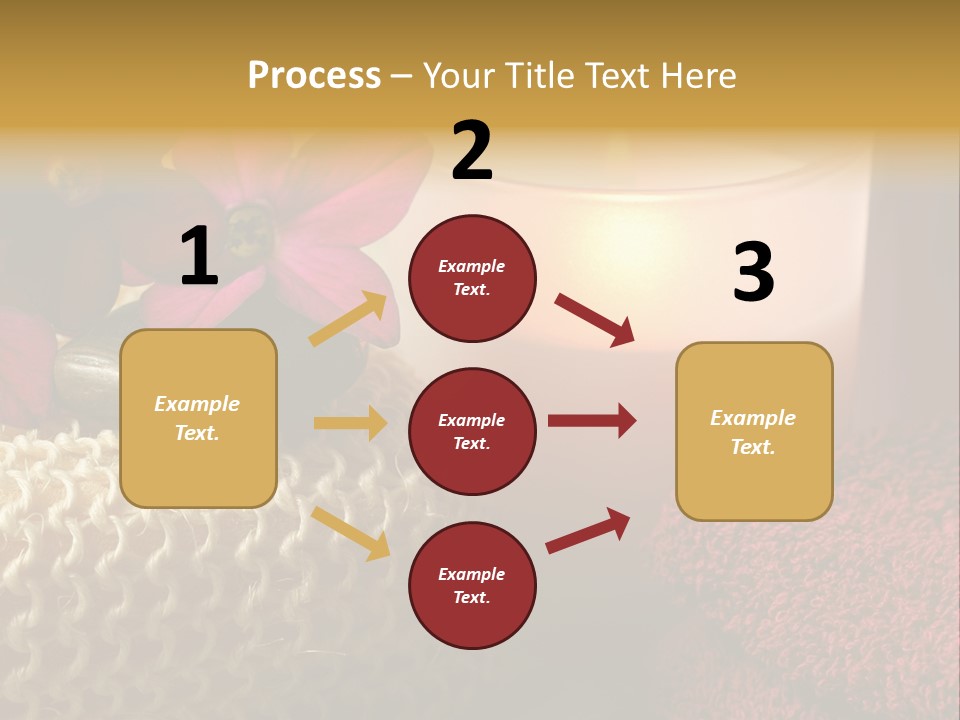 Deep Candle Sponge PowerPoint Template