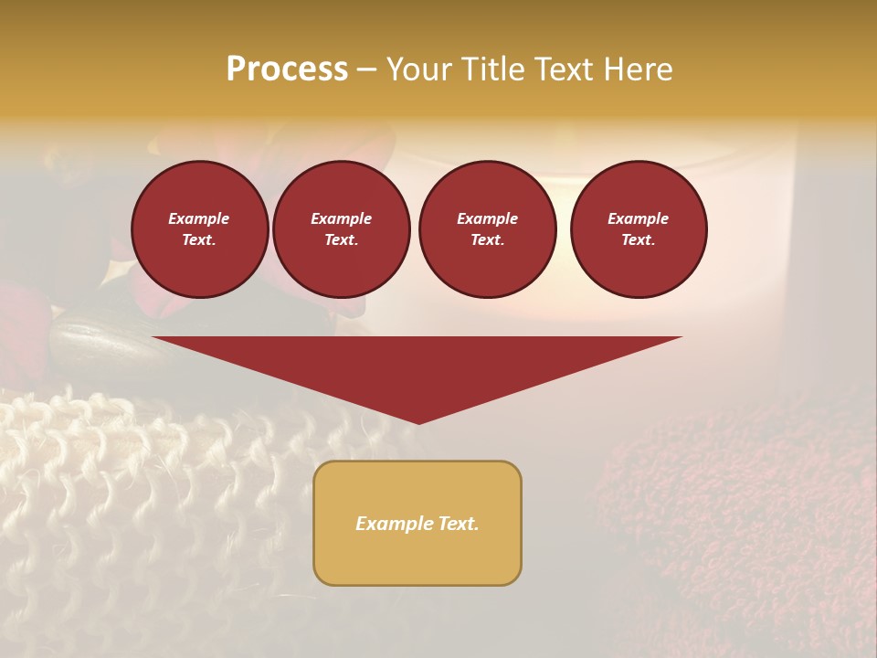 Deep Candle Sponge PowerPoint Template