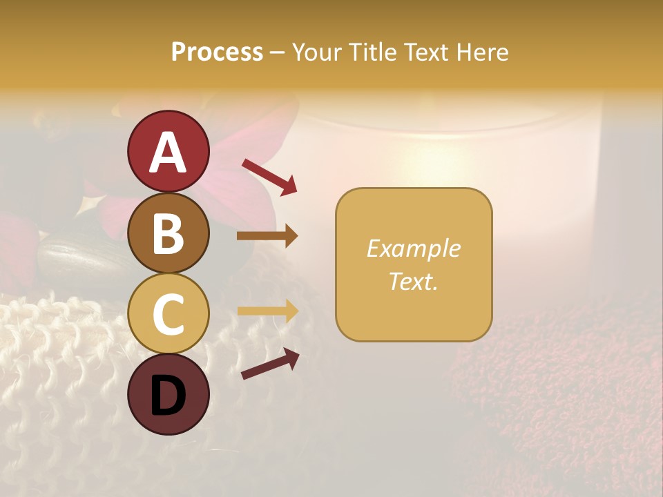 Deep Candle Sponge PowerPoint Template