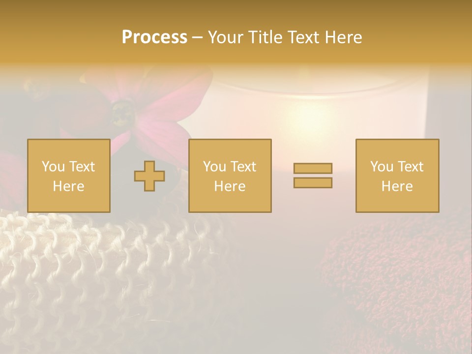 Deep Candle Sponge PowerPoint Template