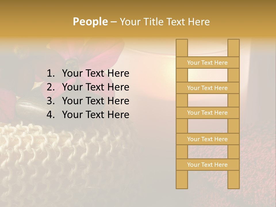 Deep Candle Sponge PowerPoint Template