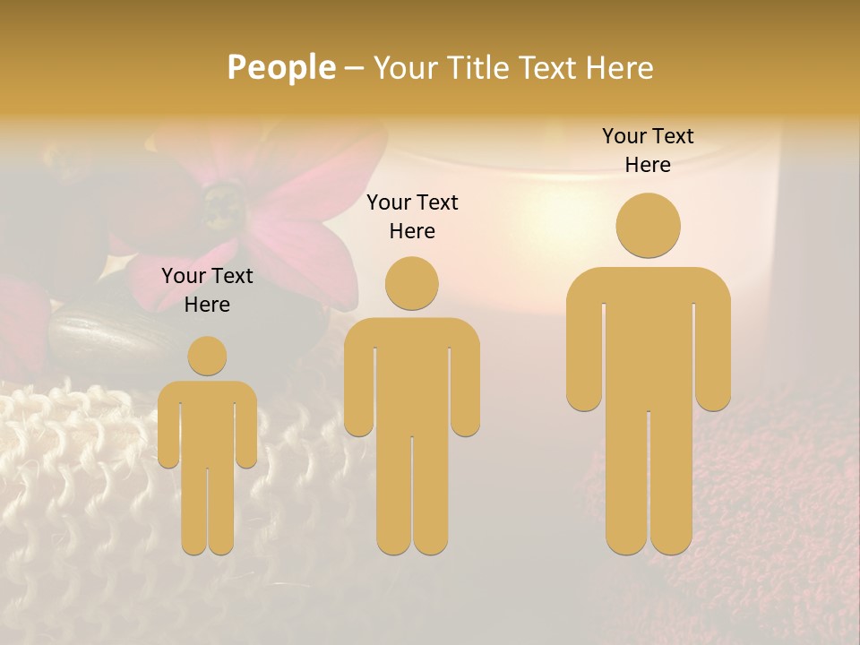 Deep Candle Sponge PowerPoint Template