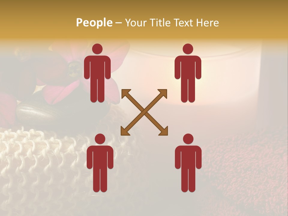 Deep Candle Sponge PowerPoint Template