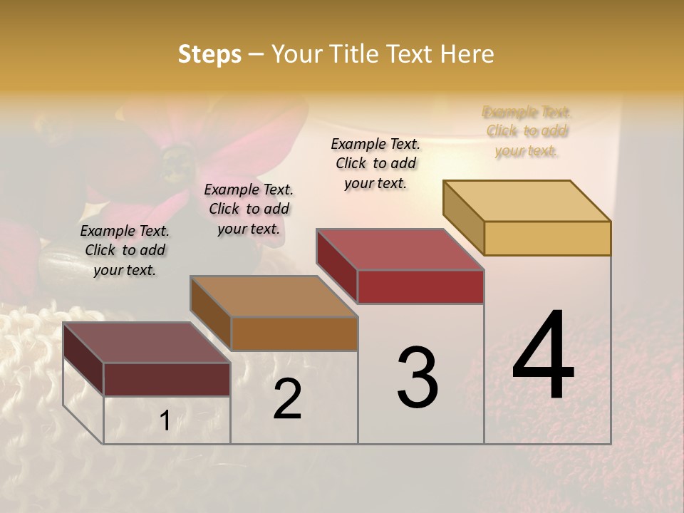 Deep Candle Sponge PowerPoint Template