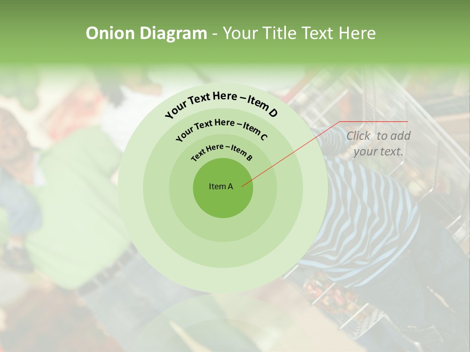 A Young Boy Standing In Front Of A Shopping Cart PowerPoint Template