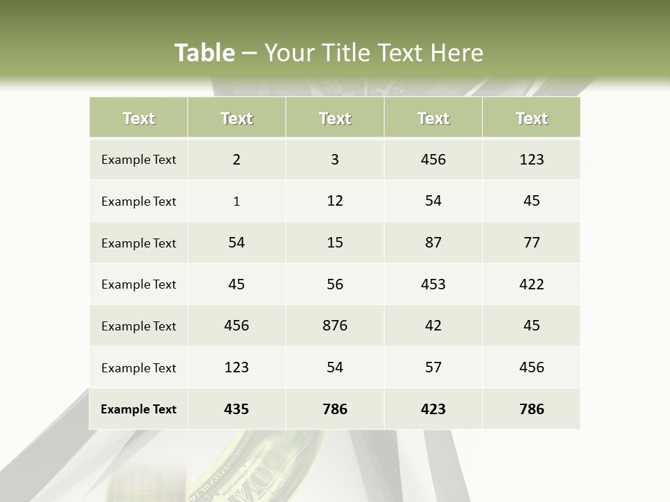 Past White Exchange PowerPoint Template
