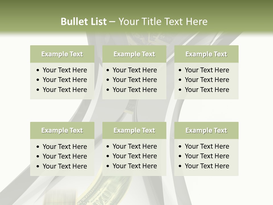 Past White Exchange PowerPoint Template