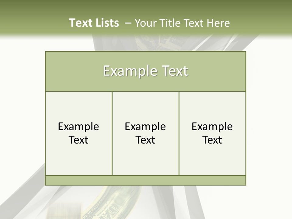 Past White Exchange PowerPoint Template