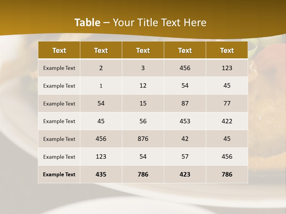 Appetizer Salsa Pepper PowerPoint Template