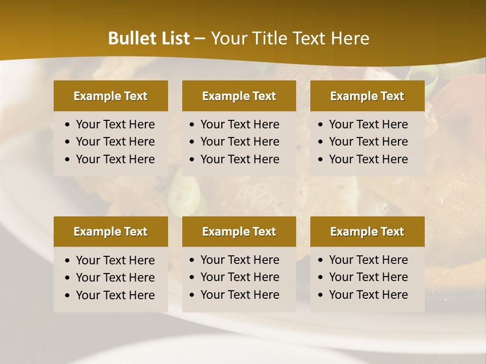 Appetizer Salsa Pepper PowerPoint Template