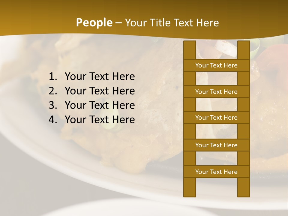 Appetizer Salsa Pepper PowerPoint Template