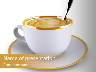 Brewed Columbia Roasted PowerPoint Template