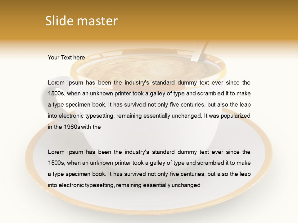 Brewed Columbia Roasted PowerPoint Template