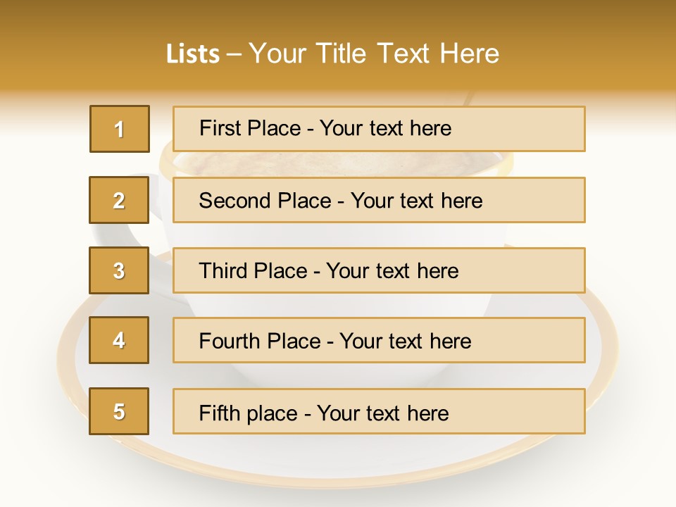 Brewed Columbia Roasted PowerPoint Template