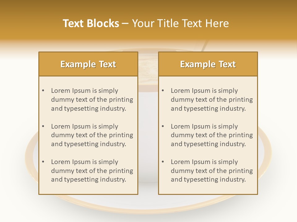 Brewed Columbia Roasted PowerPoint Template