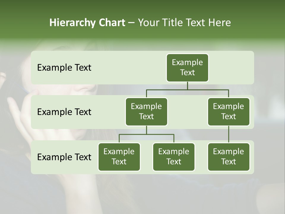 A Woman Talking On A Cell Phone In A Car PowerPoint Template