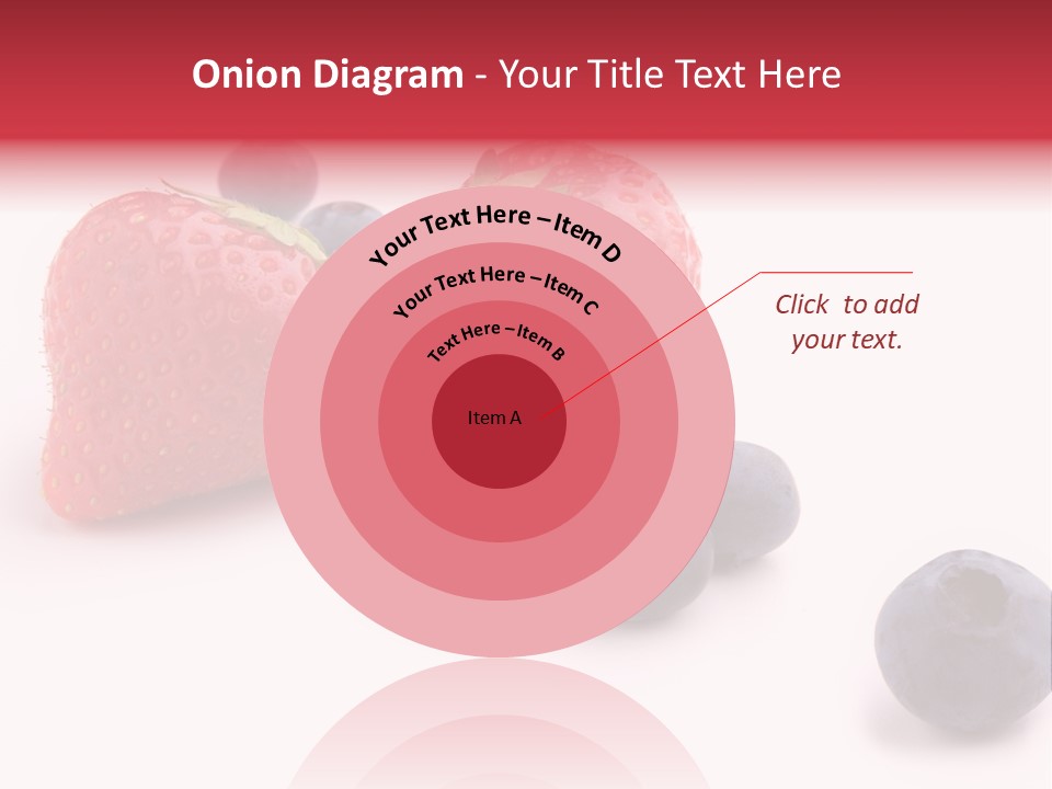 Strawberry Dark Wood PowerPoint Template