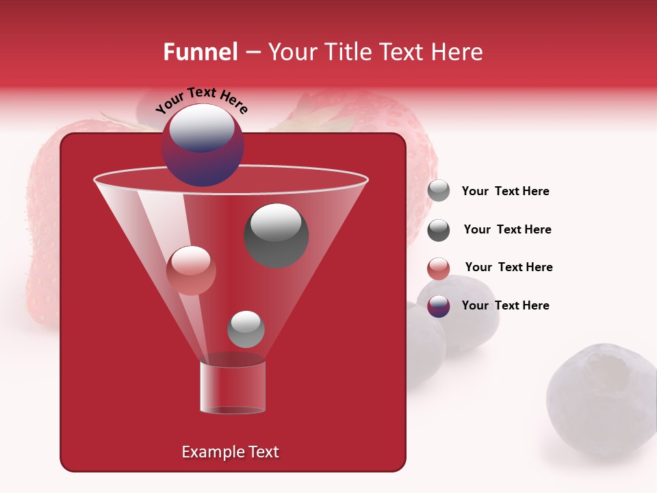 Strawberry Dark Wood PowerPoint Template