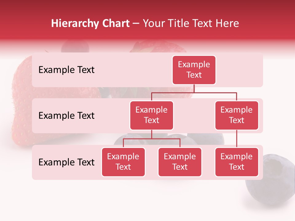 Strawberry Dark Wood PowerPoint Template