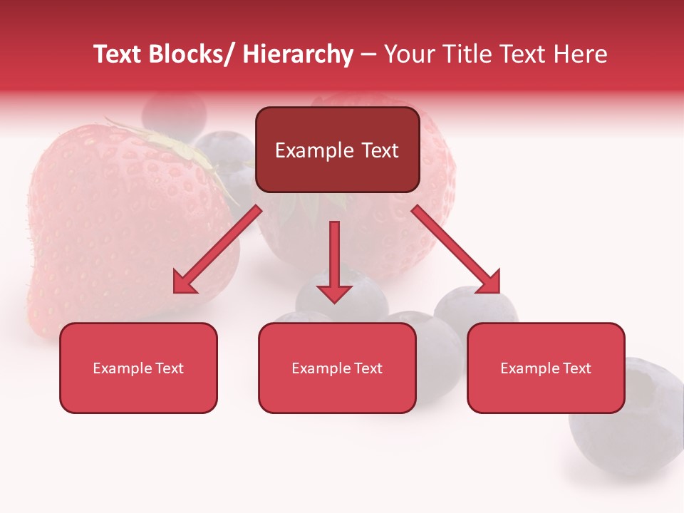 Strawberry Dark Wood PowerPoint Template