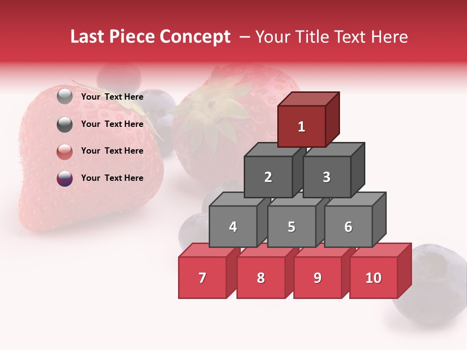 Strawberry Dark Wood PowerPoint Template