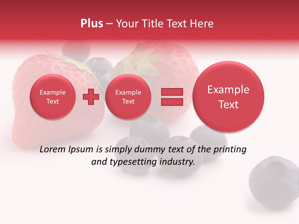 Strawberry Dark Wood PowerPoint Template