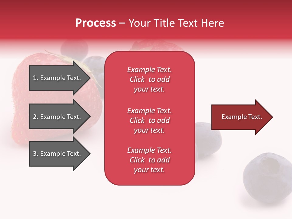 Strawberry Dark Wood PowerPoint Template