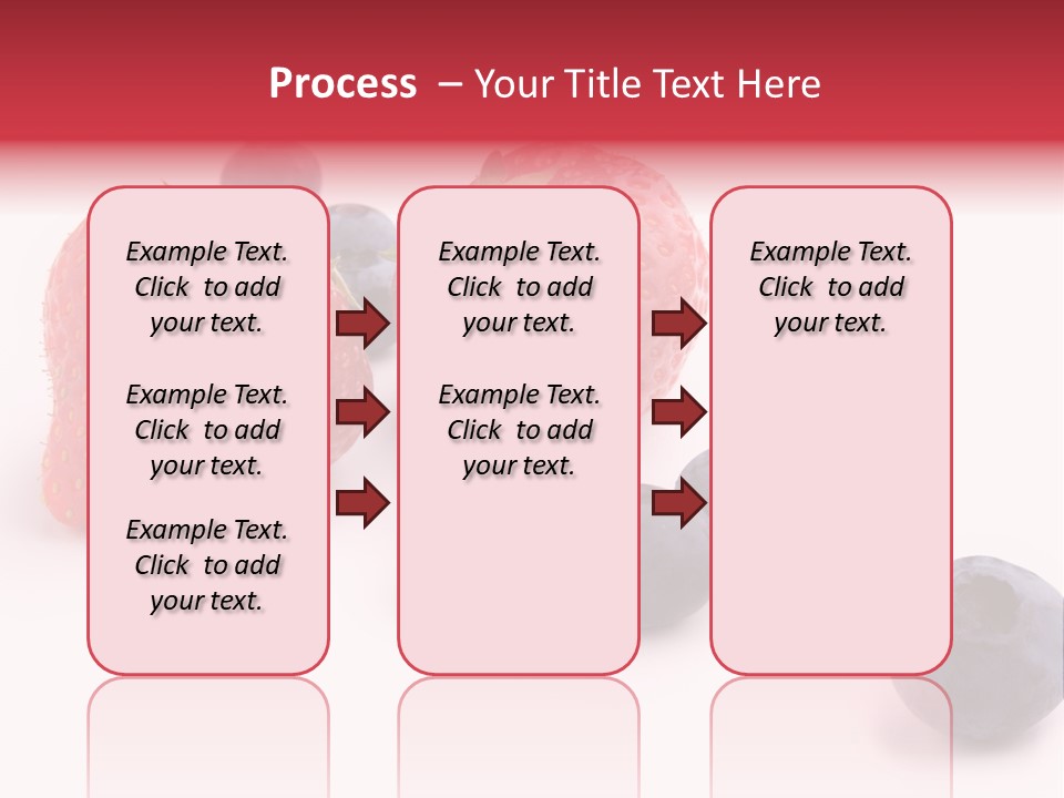 Strawberry Dark Wood PowerPoint Template