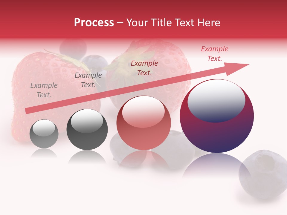 Strawberry Dark Wood PowerPoint Template