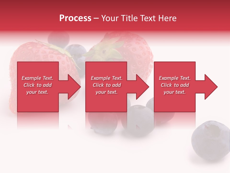 Strawberry Dark Wood PowerPoint Template