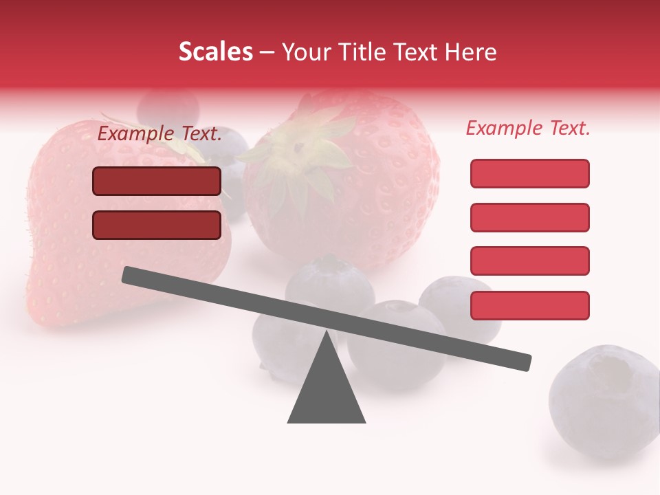 Strawberry Dark Wood PowerPoint Template