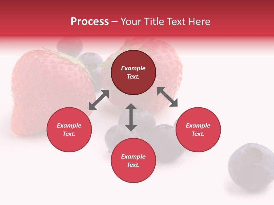 Strawberry Dark Wood PowerPoint Template