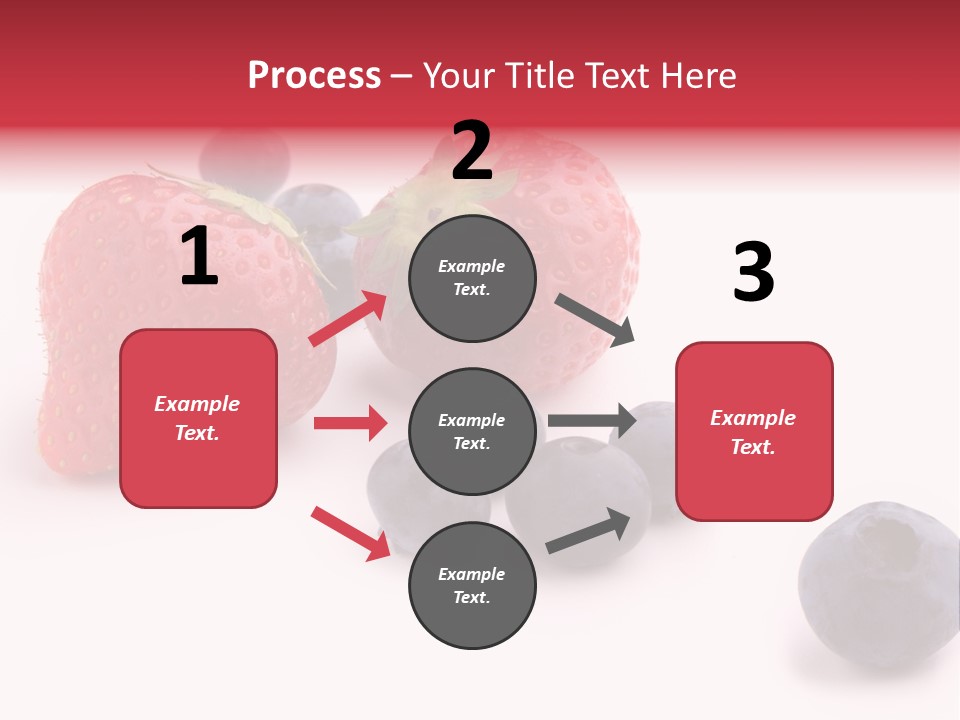 Strawberry Dark Wood PowerPoint Template