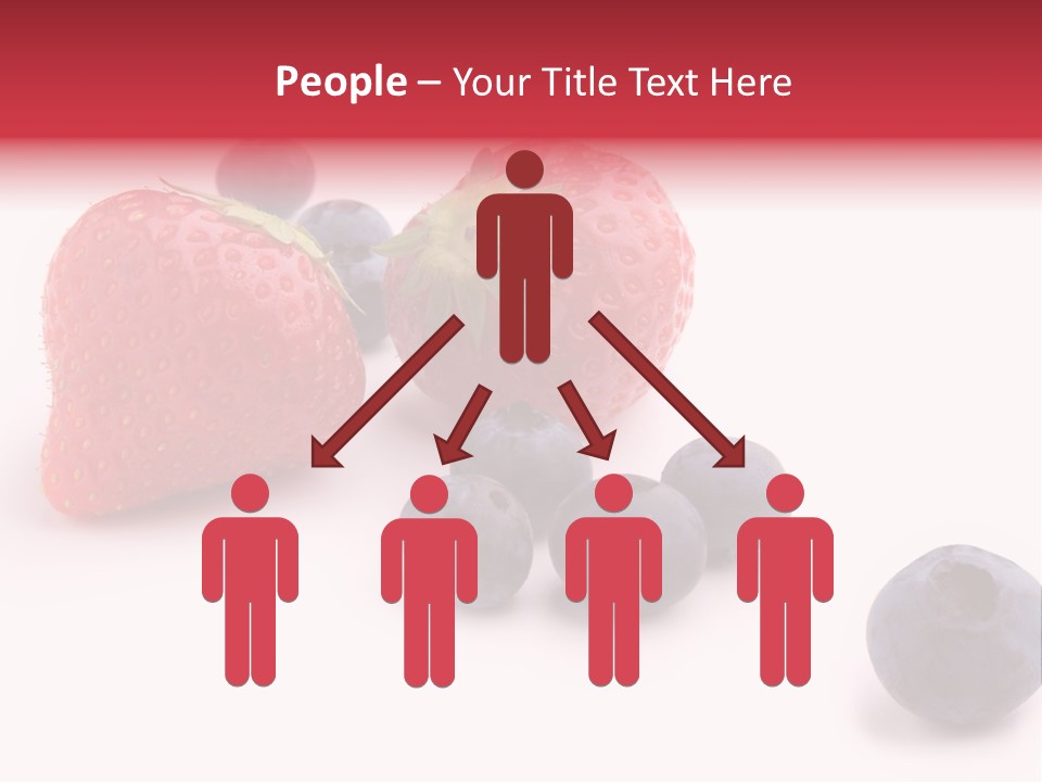 Strawberry Dark Wood PowerPoint Template