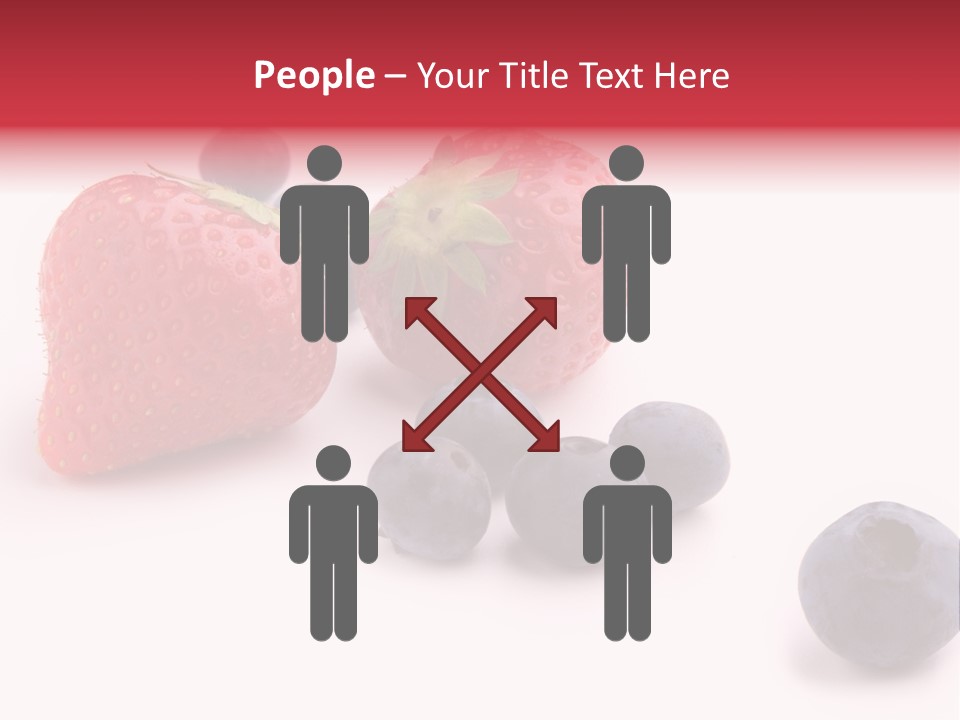 Strawberry Dark Wood PowerPoint Template