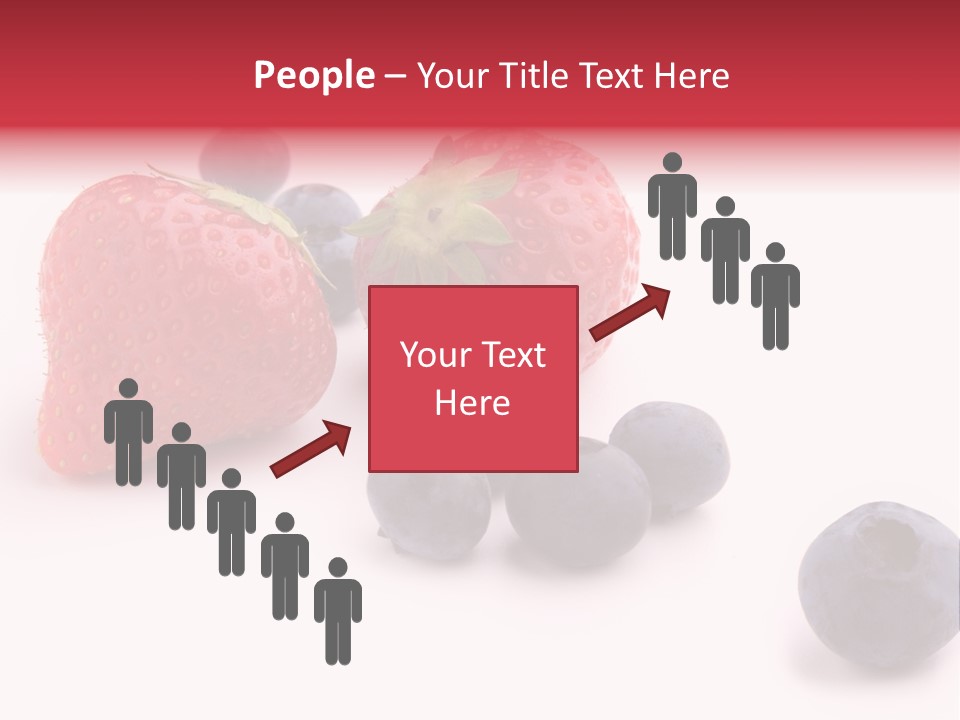 Strawberry Dark Wood PowerPoint Template