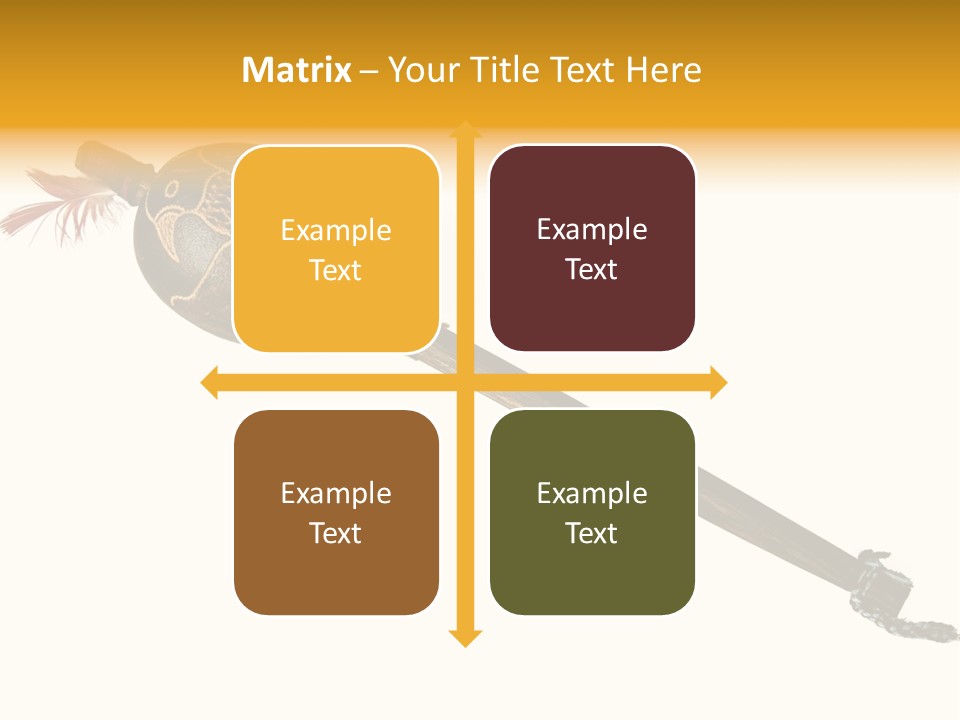 America Spirit Feather PowerPoint Template