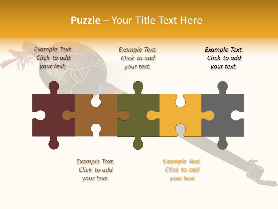 America Spirit Feather PowerPoint Template