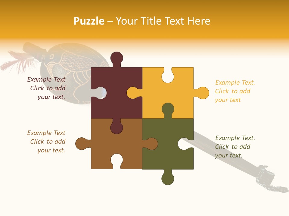 America Spirit Feather PowerPoint Template