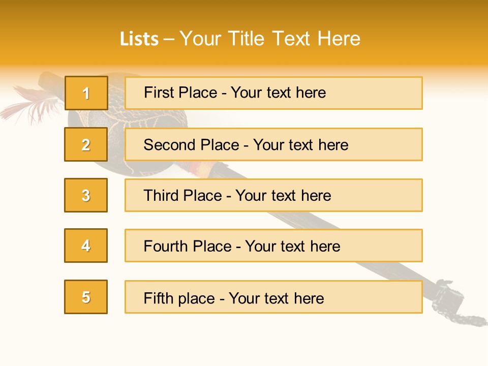 America Spirit Feather PowerPoint Template