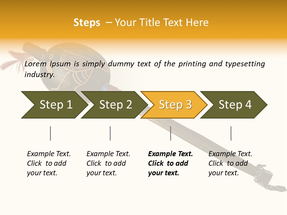 America Spirit Feather PowerPoint Template