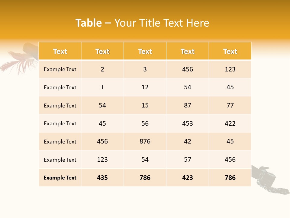 America Spirit Feather PowerPoint Template