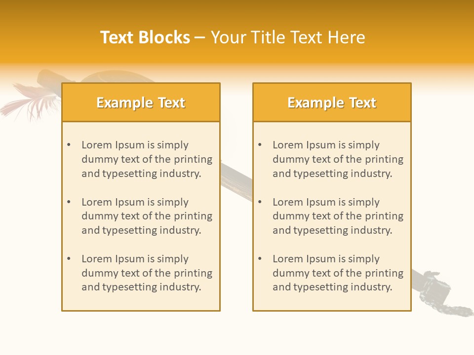 America Spirit Feather PowerPoint Template
