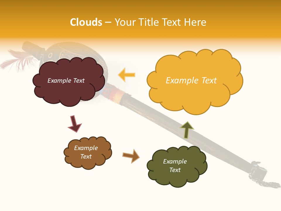 America Spirit Feather PowerPoint Template
