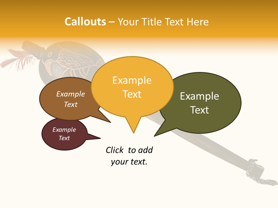 America Spirit Feather PowerPoint Template