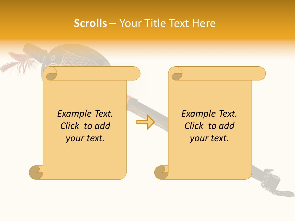 America Spirit Feather PowerPoint Template
