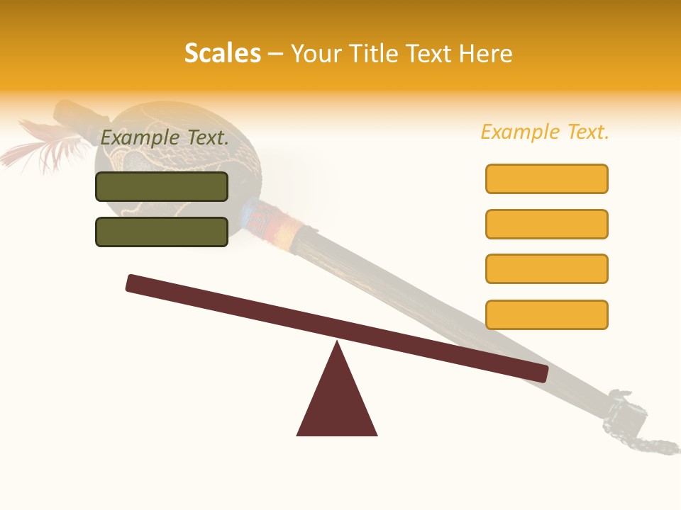 America Spirit Feather PowerPoint Template